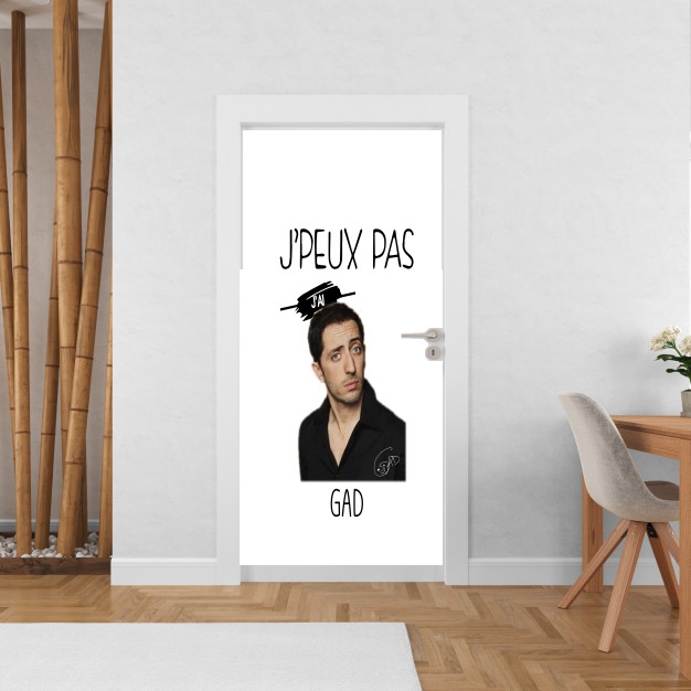 Poster de porte Je peux pas j'ai Gad Elmaleh