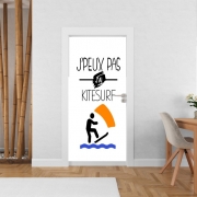 Poster de porte Je peux pas j'ai kitesurf