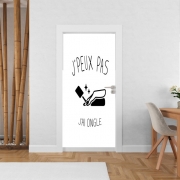 Poster de porte Je peux pas j'ai Ongle et vernis nail