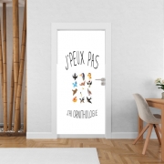 Poster de porte Je peux pas jai ornithologie