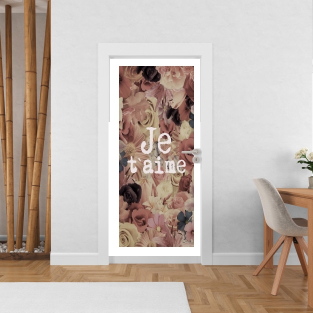 Poster de porte Je t'aime