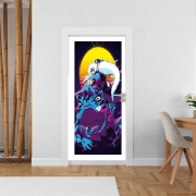 Poster de porte Jiraya x Gamabunta