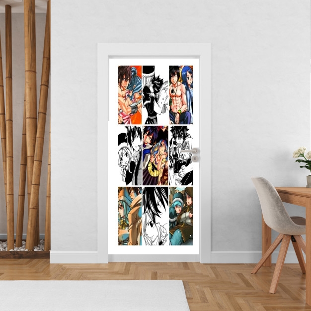 Poster de porte Juvia X Gray Collage