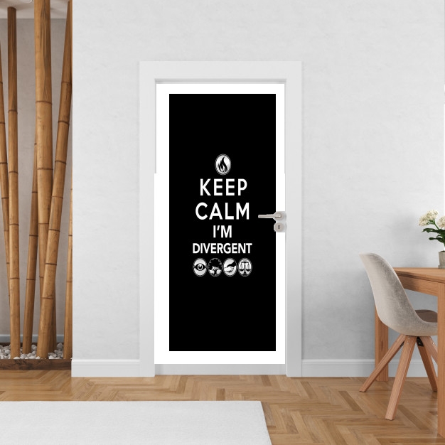 Poster de porte Keep Calm Divergent Faction