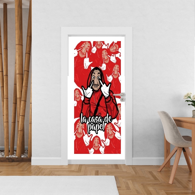 Poster de porte La casa de papel clipart