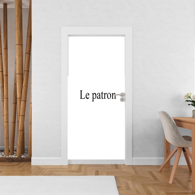 Poster de porte Le patron