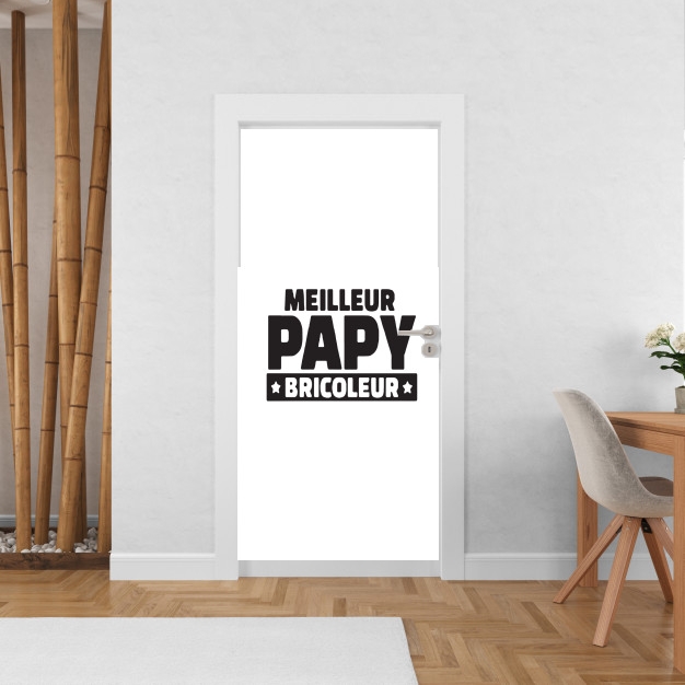 Poster de porte Meilleur papy bricoleur