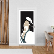 Poster de porte Netero Hunter x Hunter Minimalist Art