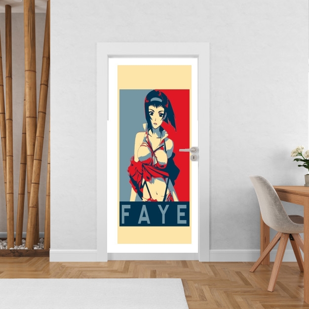 Poster de porte Propaganda Faye CowBoy