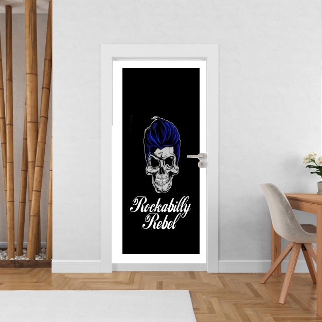 Poster de porte Rockabilly Rebel