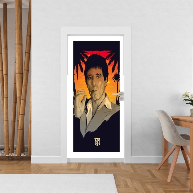 Poster de porte Scarface Tony Montana