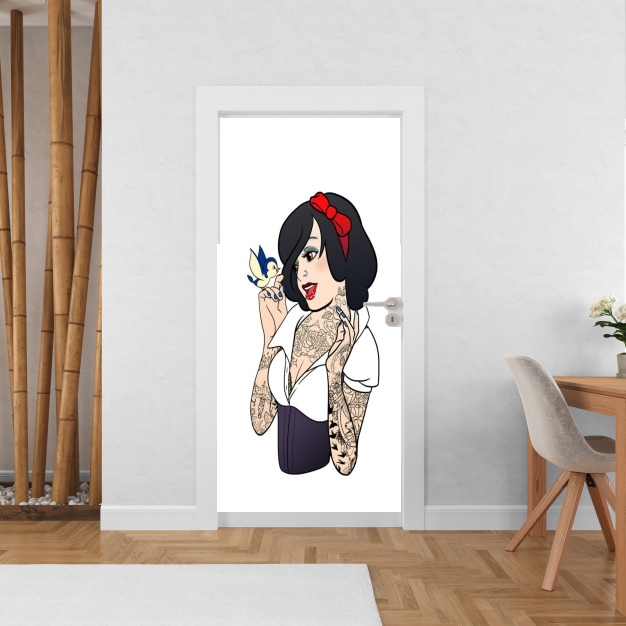 Poster de porte Snow White Tattoo Bird