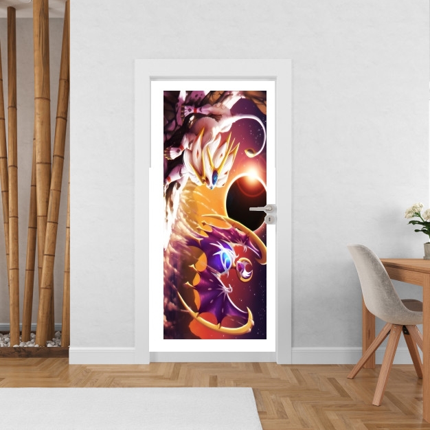 Poster de porte Solgaleo And Lunala