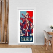 Poster de porte Trafalgar D Law Pop Art