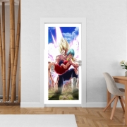 Poster de porte Vegeta And Bulma