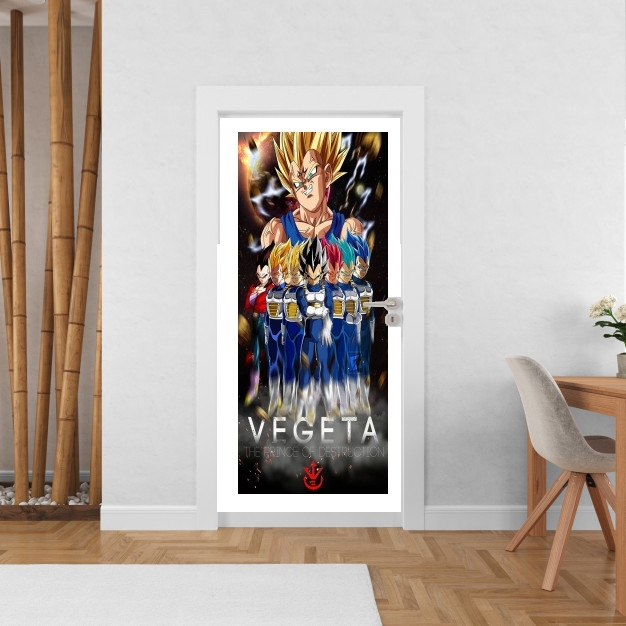 Poster de porte Vegeta Prince of destruction