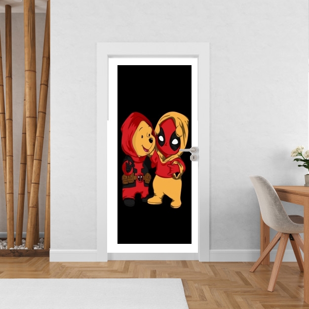 Poster de porte Winnnie the Pooh x Deadpool