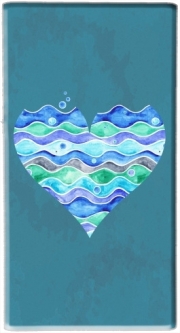 Batterie nomade de secours universelle 5000 mAh A Sea of Love (blue)