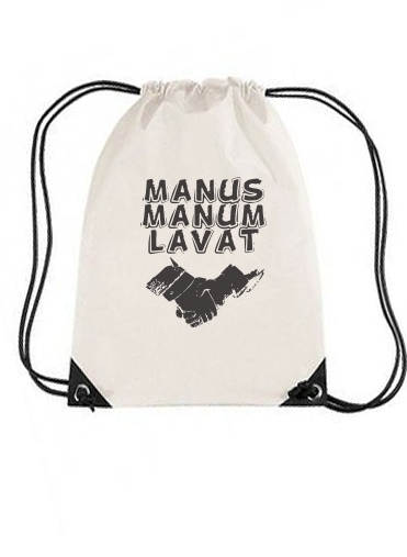 Sac de gym Manus manum lavat