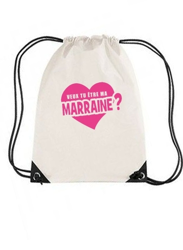 Sac de gym Veux tu etre ma marraine