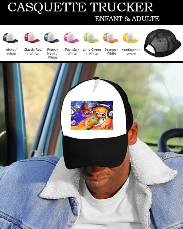 Casquette Snapback Originale Splatoon