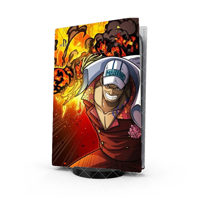 Autocollant Playstation 5 - Skin adhésif PS5 aikanu marines