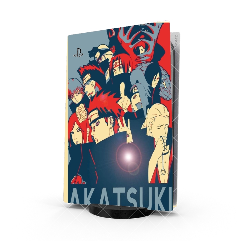 Autocollant Playstation 5 - Skin adhésif PS5 Akatsuki propaganda