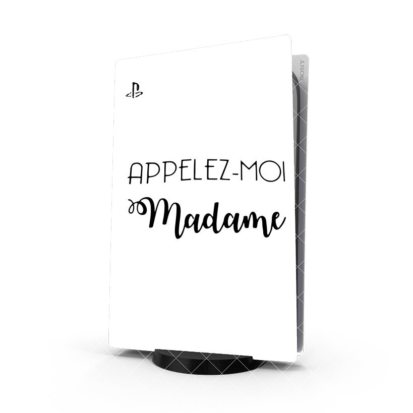 Autocollant Playstation 5 - Skin adhésif PS5 Appelez moi madame