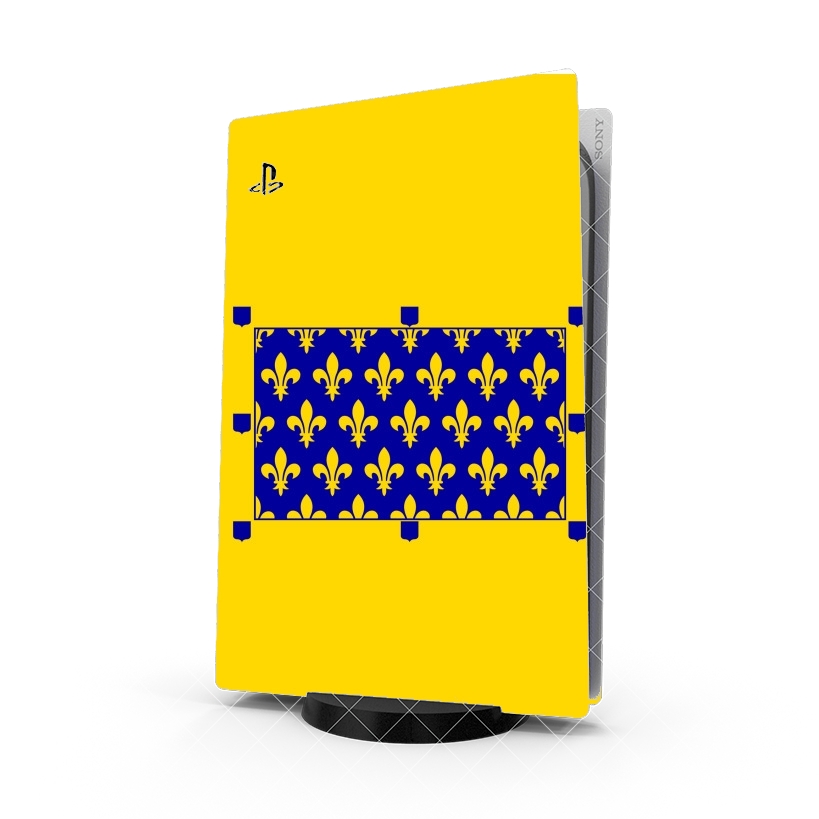 Autocollant Playstation 5 - Skin adhésif PS5 Ardeche Département Français