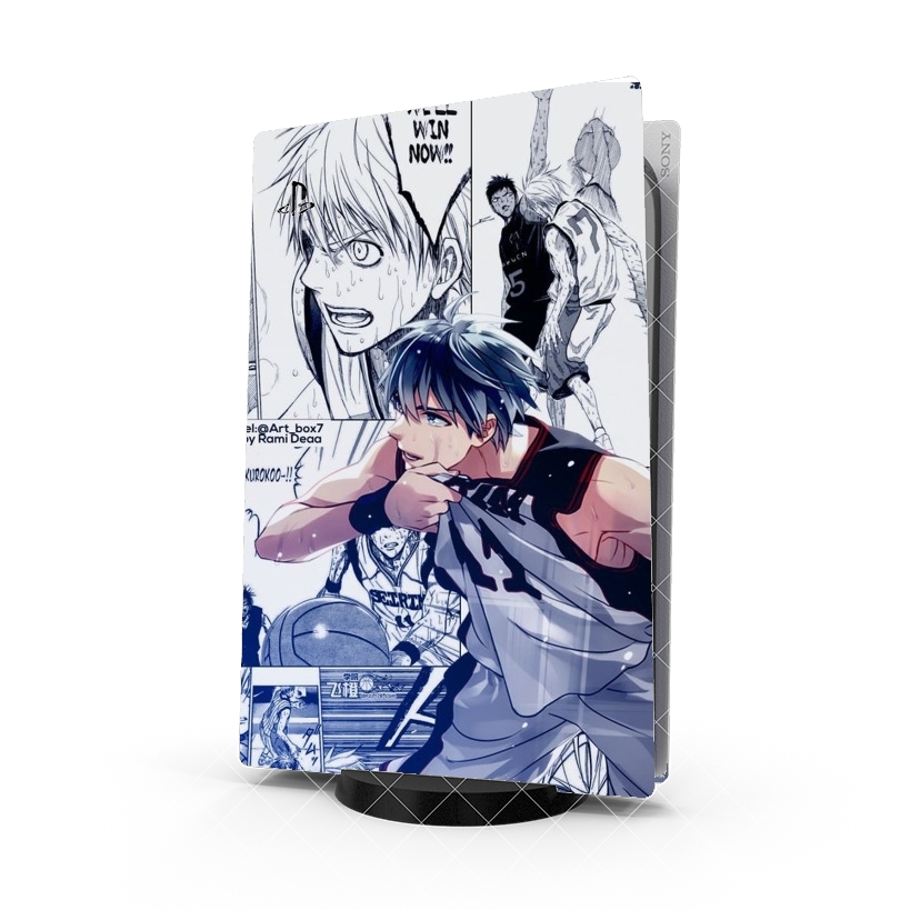 Autocollant Playstation 5 - Skin adhésif PS5 Basketball who plays Kuroko Scantrad