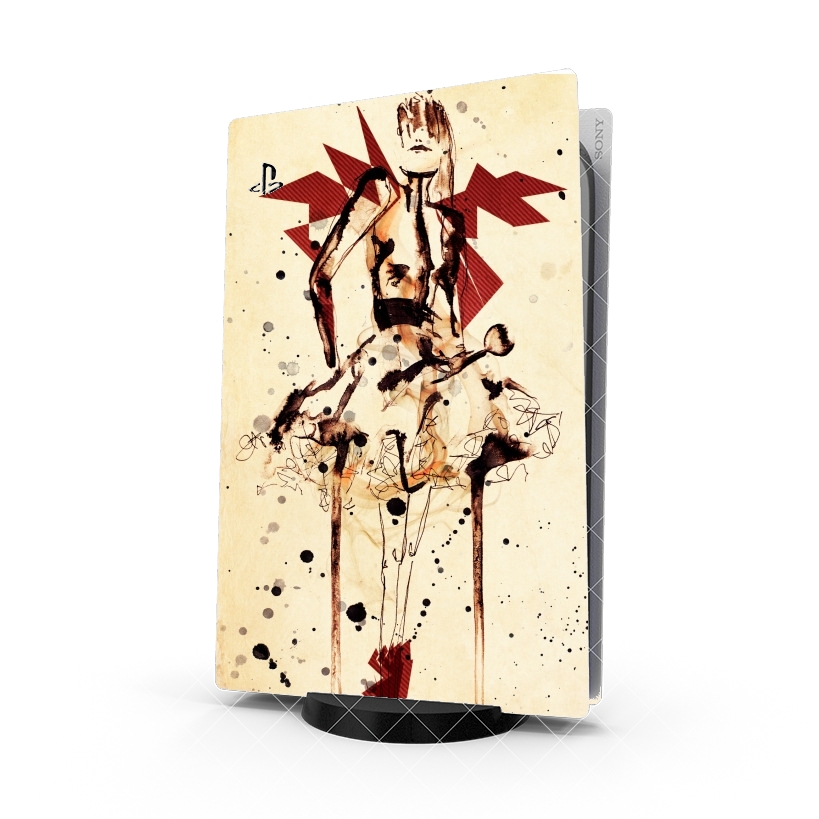 Autocollant Playstation 5 - Skin adhésif PS5 Batgirl