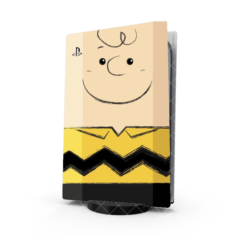 Autocollant Playstation 5 - Skin adhésif PS5 Charlie brown box