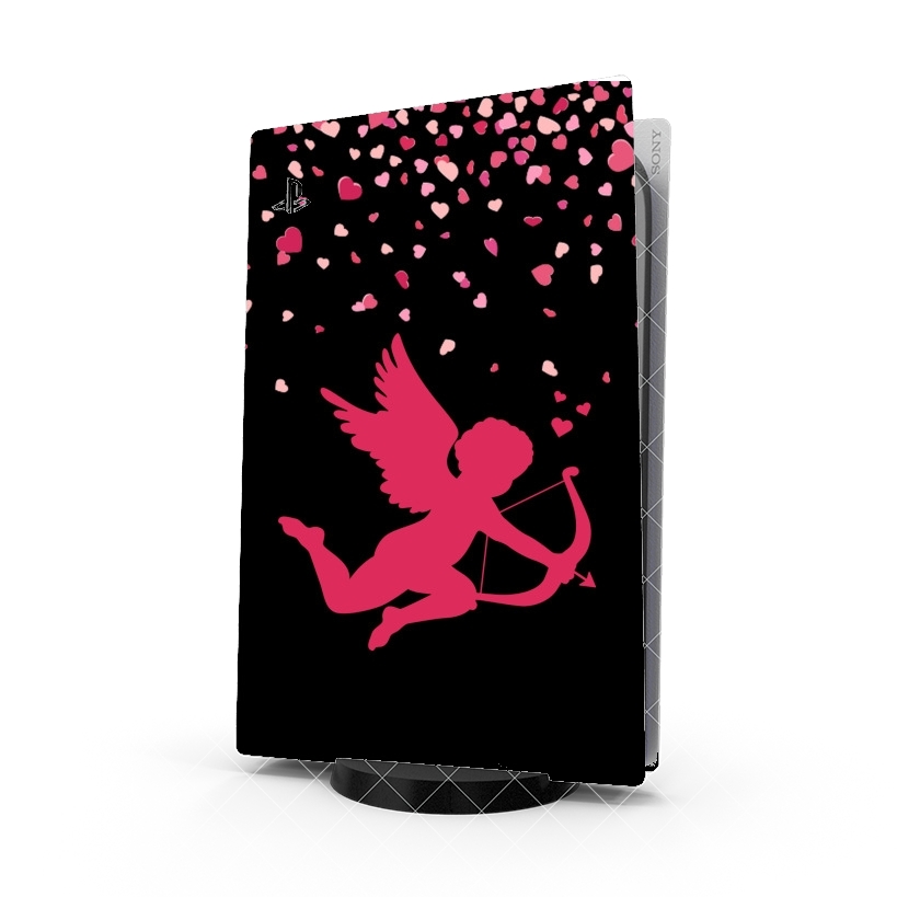 Autocollant Playstation 5 - Skin adhésif PS5 Cupidon Love Heart