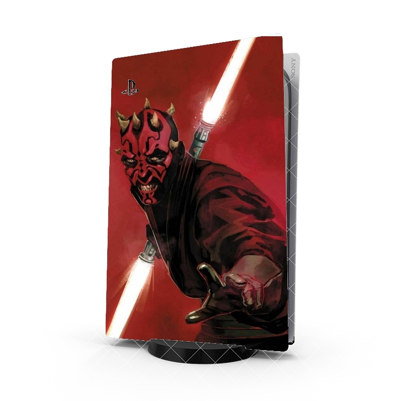 Autocollant Playstation 5 - Skin adhésif PS5 Dark Maul