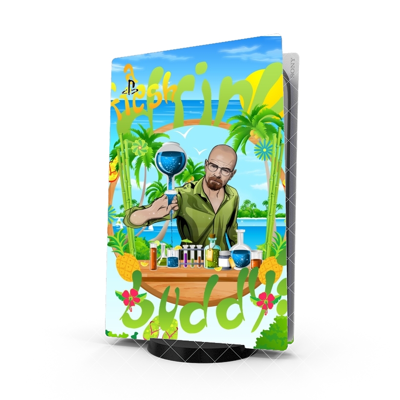 Autocollant Playstation 5 - Skin adhésif PS5 Heisenberg - Breaking Bad summer drink