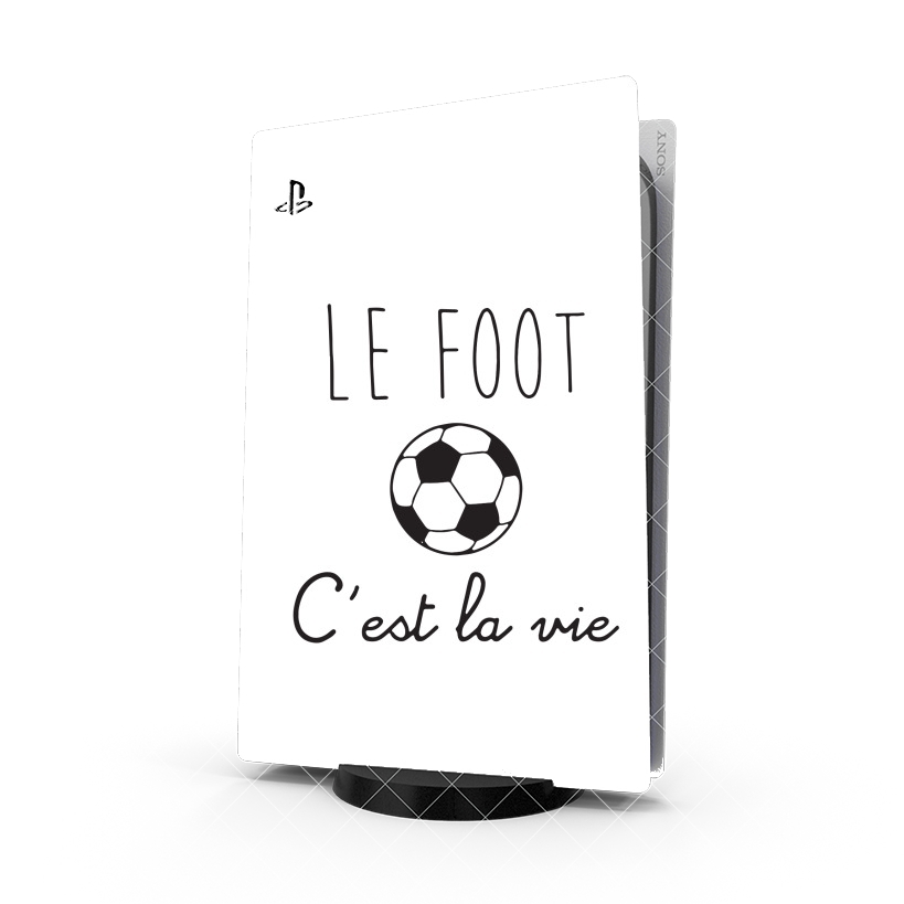 Autocollant Playstation 5 - Skin adhésif PS5 Le foot cest la vie