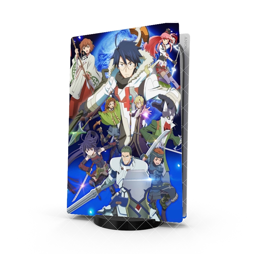 Autocollant Playstation 5 - Skin adhésif PS5 Log Horizon