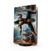 Autocollant Playstation 5 - Skin adhésif PS5 Mortal Scorpio