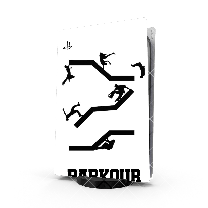 Autocollant Playstation 5 - Skin adhésif PS5 Parkour