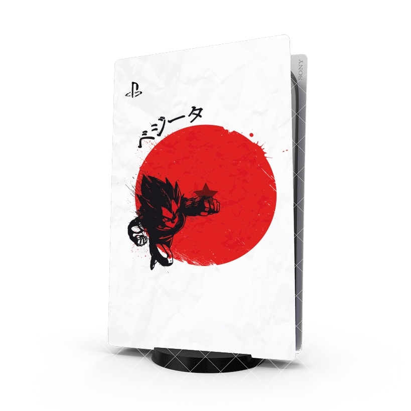 Autocollant Playstation 5 - Skin adhésif PS5 Red Sun The Prince