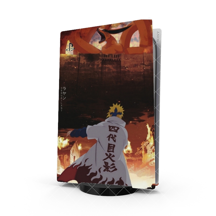 Autocollant Playstation 5 - Skin adhésif PS5 Shingeki no Kyubii