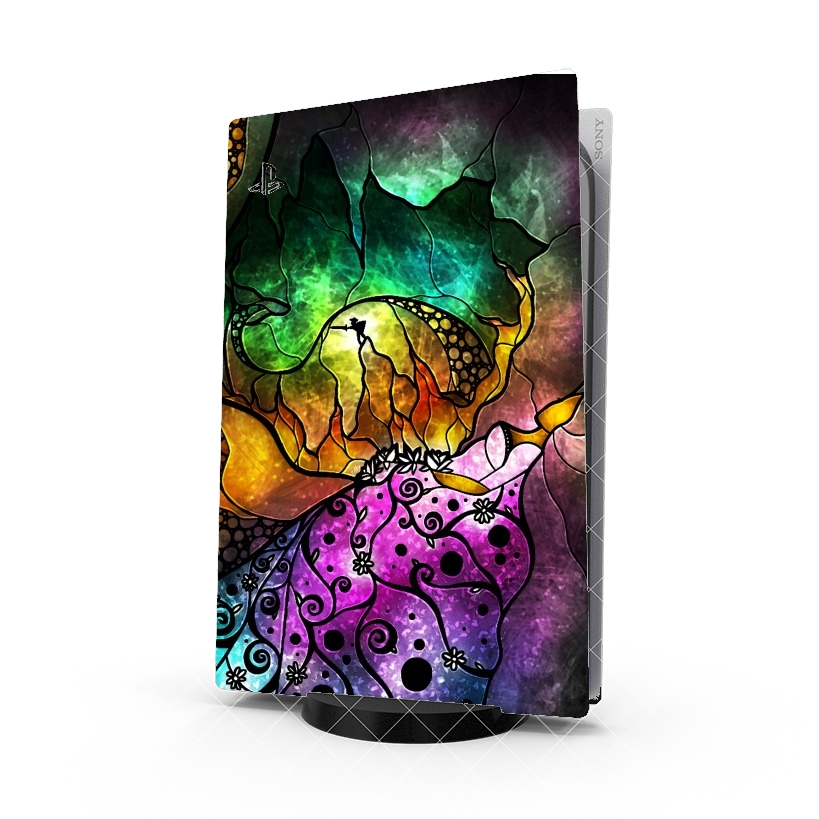 Autocollant Playstation 5 - Skin adhésif PS5 Sleeping Beauty