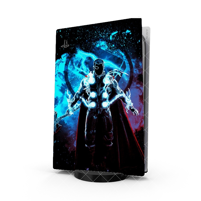 Autocollant Playstation 5 - Skin adhésif PS5 Soul of Asgard