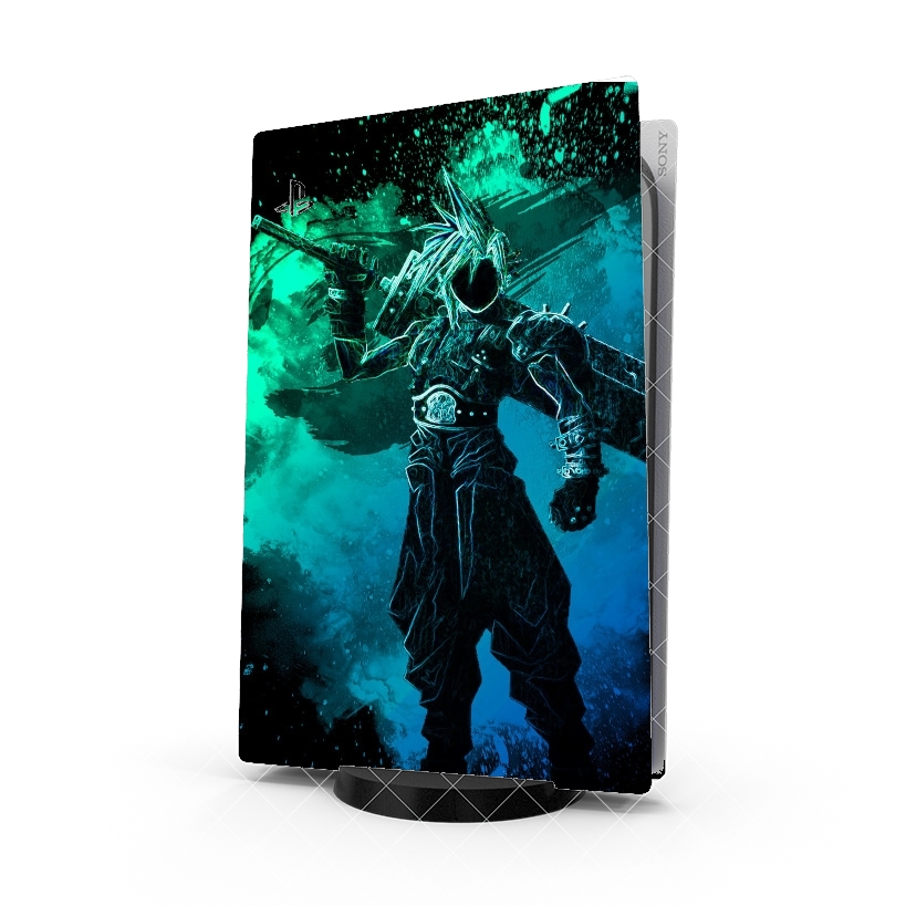 Autocollant Playstation 5 - Skin adhésif PS5 Soul of Omnislash