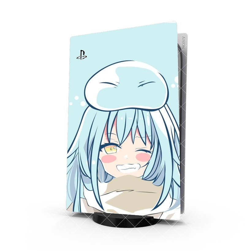 Autocollant Playstation 5 - Skin adhésif PS5 Tensura Smile bubble