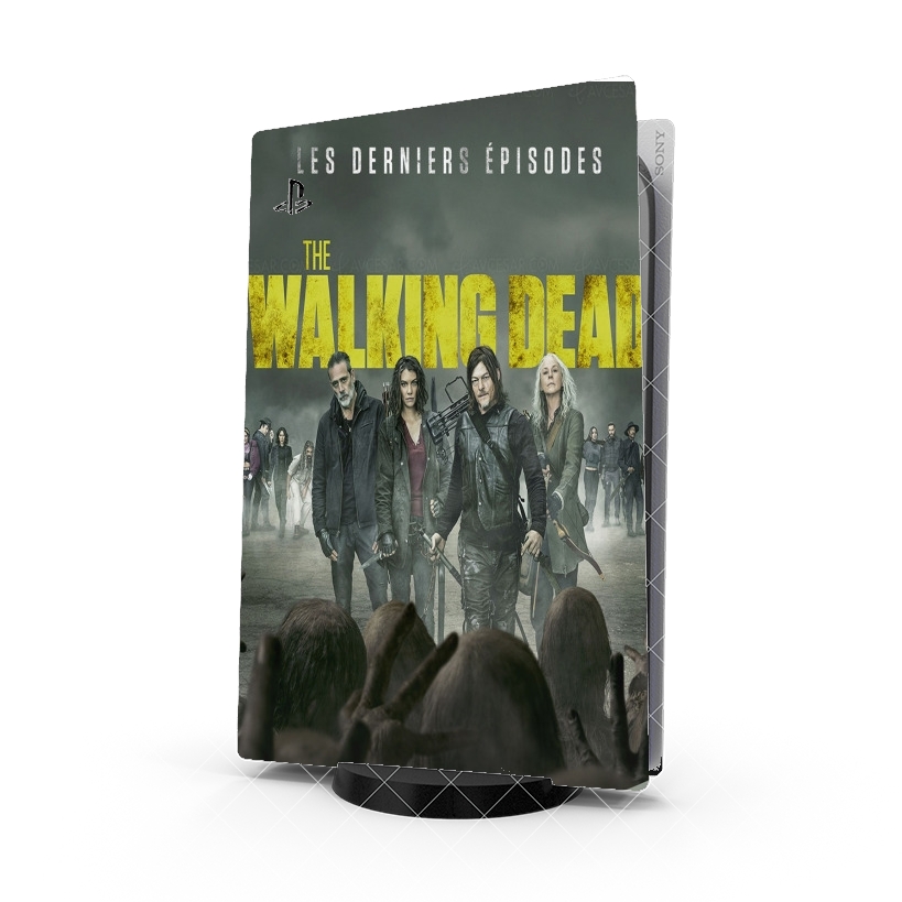 Autocollant Playstation 5 - Skin adhésif PS5 the walking dead saison 11