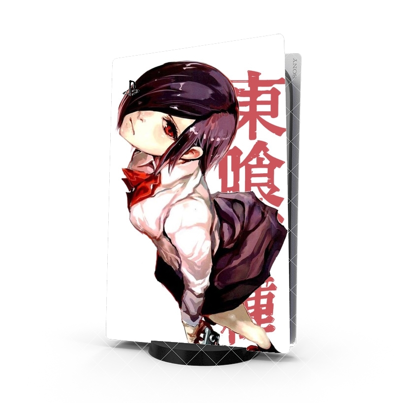 Autocollant Playstation 5 - Skin adhésif PS5 Touka ghoul