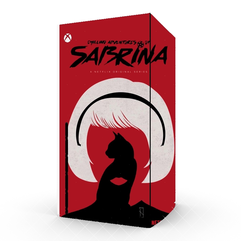 Autocollant Xbox Series X / S - Skin adhésif Xbox Les nouvelles aventures de sabrina