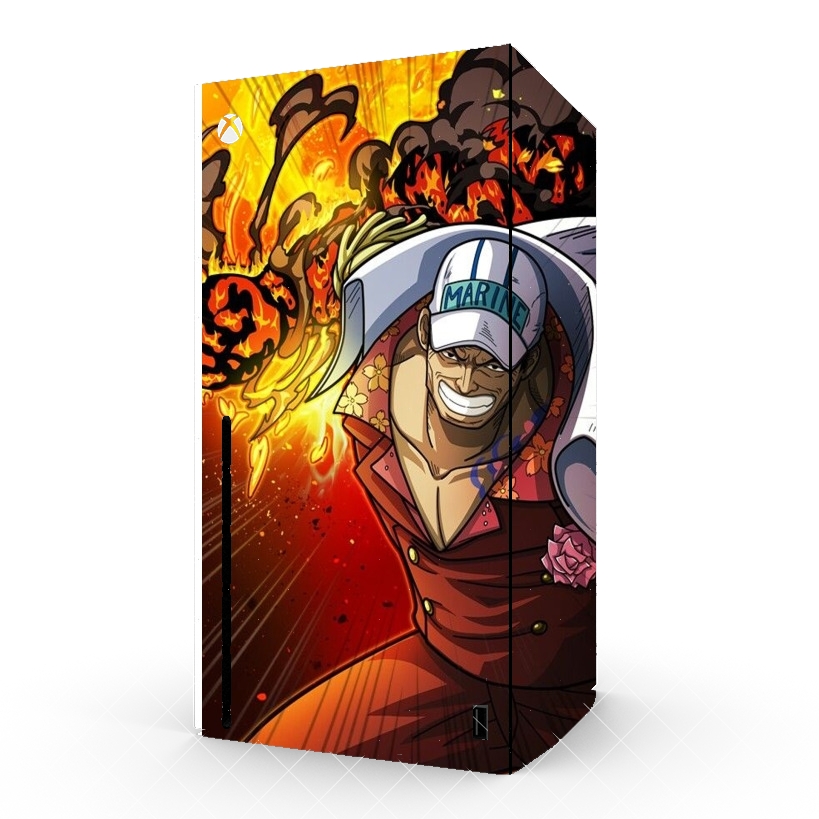 Autocollant Xbox Series X / S - Skin adhésif Xbox aikanu marines