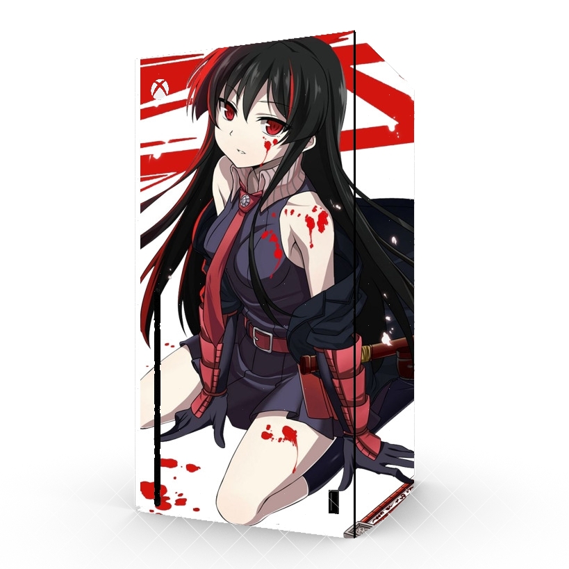 Autocollant Xbox Series X / S - Skin adhésif Xbox akame ga kill